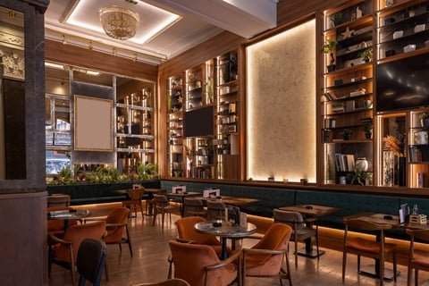 Luxury cigar lounge