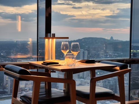 Candlelit atmosphere