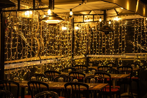 String lights atmosphere